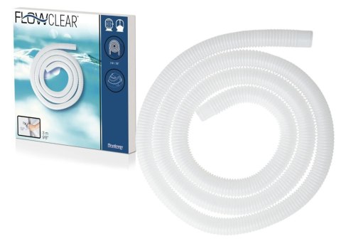 Bestway WĄŻ RURA DO POMPY BASENOWEJ 32 mm 3 m - BESTWAY 58369 Bestway WĄŻ RURA DO POMPY BASENOWEJ 32 mm 3 m - BESTWAY 58369