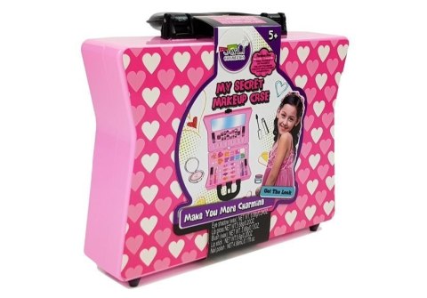LEAN Toys Walizka Z Kosmetykami Dla Dziewczynek Cienie Do Powiek Lakiery Do Paznokci