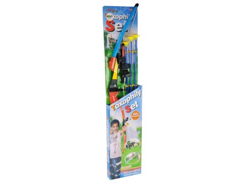 LEAN Toys Zestaw Łuczniczy Łuk Trzy Strzały Celownik 98 cm