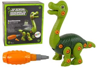 LEAN Toys Dinozaur Brachiosaurus Do Rozkręcania Zielony
