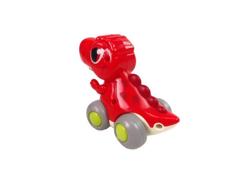 LEAN Toys Dinozaur Na Kółkach T-Rex Czerwony Figurka