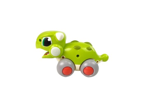 LEAN Toys Dinozaur Na Kółkach Zielony Figurka