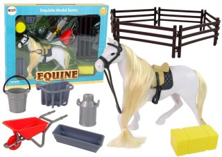 LEAN Toys Figurka Konia Koń do Czesania Akcesoria Zagroda