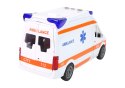 LEAN Toys Interaktywne Auto Karetka Ambulans + Nosze Światło Dźwięk