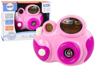 LEAN Toys Interaktywny Aparat Fotograficzny Dla Malucha Światło Dźwięk Różowy