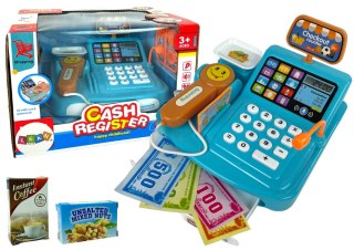 LEAN Toys Kasa Sklepowa Waga Opakowania Ciasteczek Skaner Na Baterie