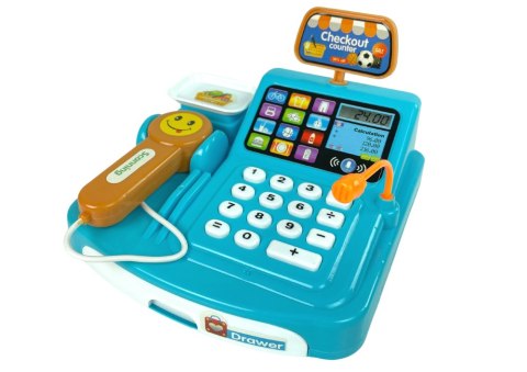 LEAN Toys Kasa Sklepowa Waga Opakowania Ciasteczek Skaner Na Baterie