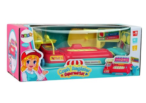 LEAN Toys Kasa Sklepowa Wózek Skaner Na Baterie