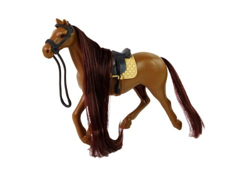 LEAN Toys Koń do Czesania Akcesoria Zagroda Siano Stajnia