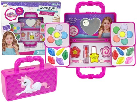 LEAN Toys Mała Torebka Jednorożec Zestaw Makijaż Cienie do Powiek Błyszczyki