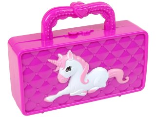 LEAN Toys Mała Torebka Jednorożec Zestaw Makijaż Cienie do Powiek Błyszczyki