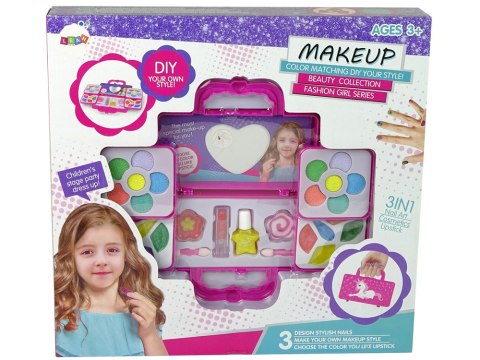 LEAN Toys Mała Torebka Jednorożec Zestaw Makijaż Cienie do Powiek Błyszczyki