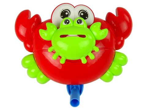 LEAN Toys Pchacz Na Kiju Krab Czerwony Dźwięk Dzwonka