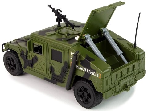 LEAN Toys Pojazd Wojskowy Auto Z Napędem Frykcyjnym Światło Dźwięk