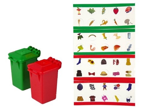 LEAN Toys Śmieciarka Napęd Frykcyjnym Efekty Dźwiękowe Pomarańczowa 1:16 Segregowanie