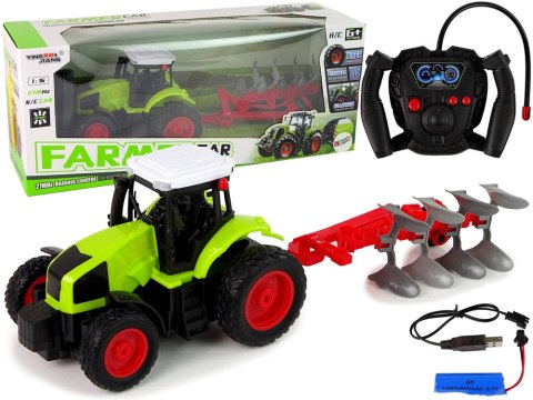 LEAN Toys Traktor Zdalnie Sterowany 1:16 Pilot Gumowe Koła