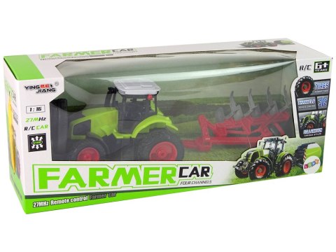LEAN Toys Traktor Zdalnie Sterowany 1:16 Pilot Gumowe Koła