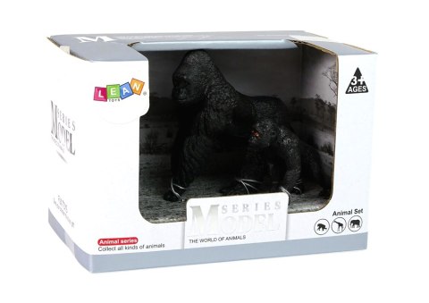 LEAN Toys Zestaw 2 Figurek Goryle Goryl z Młodym Zwierzęta Świata