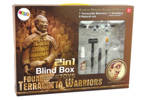 LEAN Toys Zestaw Archeologiczny 2w1 Różne Kryształy Skarby