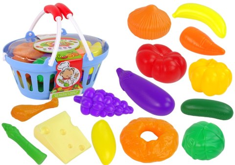 Zestaw Artykułów Spożywczych W Koszyku Owoce Warzywa