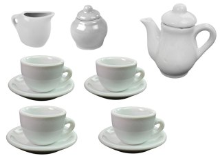 LEAN Toys Zestaw Do Herbaty DIY Farby Malowanie Porcelana