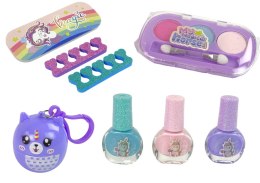 LEAN Toys Zestaw Do Stylizacji Paznokci Piękności Błyszczyk Brelok Kotek