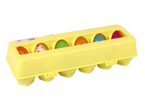 LEAN Toys Zestaw Jajka Wielkanocne Squishy 12 Sztuk