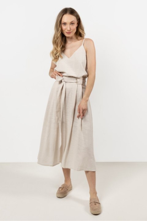 Spódnica Model A723 Beige - awama Spódnica Model A723 Beige - awama