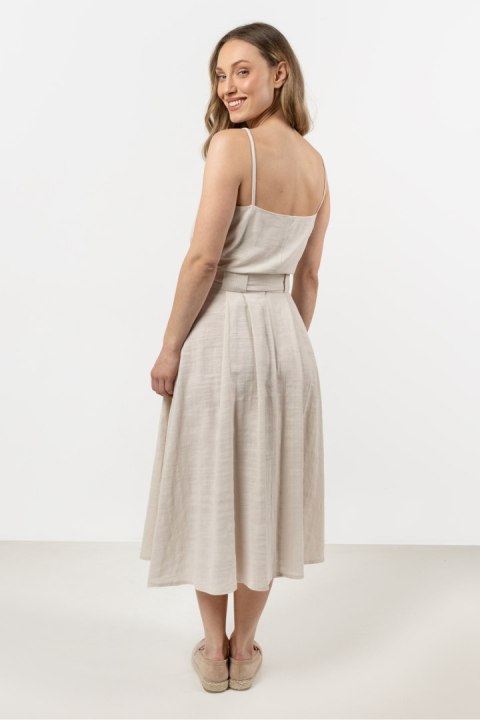 Spódnica Model A723 Beige - awama Spódnica Model A723 Beige - awama