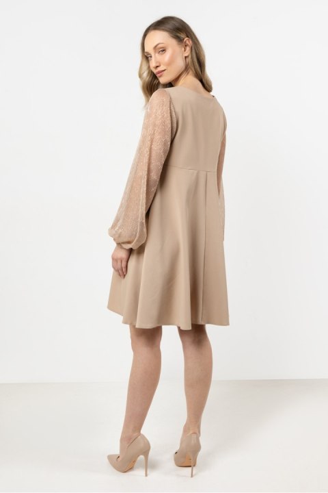 Sukienka Model A712 Beige - awama Sukienka Model A712 Beige - awama
