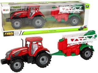 LEAN Toys Ciągnik Rolniczy Z Opryskiwaczem Czerwony