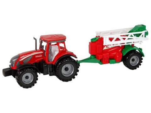 LEAN Toys Ciągnik Rolniczy Z Opryskiwaczem Czerwony