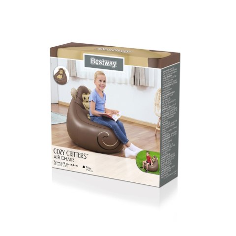 Bestway Dmuchany Fotel Małpka 72 x 72 x 64 cm Bestway 75116