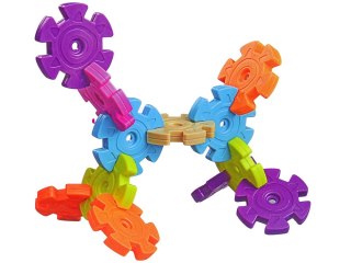 LEAN Toys Klocki Konstrukcyjne Płatki Śniegu 52 Elementy