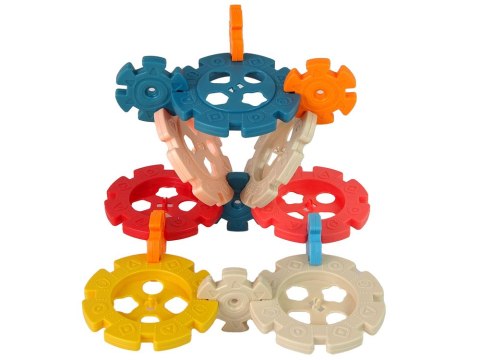 LEAN Toys Klocki Konstrukcyjne Płatki Śniegu 52 Elementy