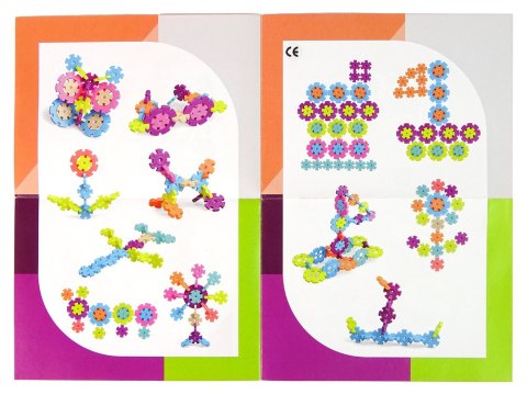 LEAN Toys Klocki Konstrukcyjne Płatki Śniegu 52 Elementy
