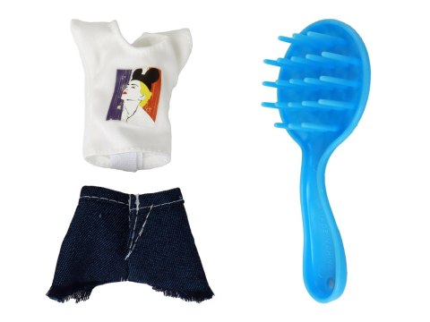 LEAN Toys Lalka Dla Dzieci Długie Blond Włosy Szlafrok Niebieski Wanna Łazienka