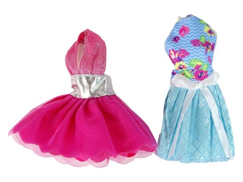 LEAN Toys Lalka Dla Dzieci Emily Akcesoria Wymienne Sukienki