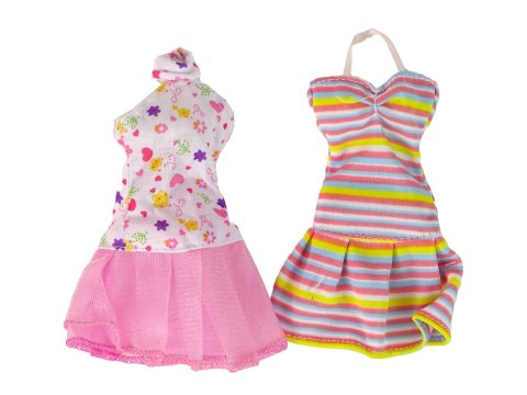 LEAN Toys Lalka Dla Dzieci Emily Akcesoria Wymienne Sukienki
