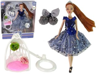 LEAN Toys Lalka Dla Dzieci Emily Huśtawka Kwiaty