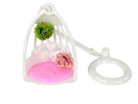 LEAN Toys Lalka Dla Dzieci Emily Huśtawka Kwiaty