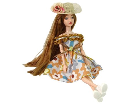 LEAN Toys Lalka Dla Dzieci Emily Jesienna Kapelusz