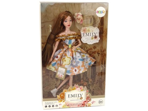 LEAN Toys Lalka Dla Dzieci Emily Jesienna Kapelusz