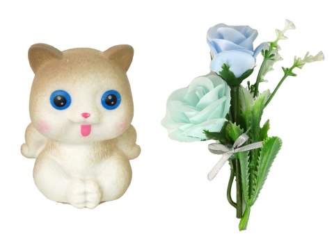 LEAN Toys Lalka Dla Dzieci Emily Kotek Kwiaty