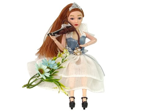 LEAN Toys Lalka Dla Dzieci Emily Skrzypce Kwiaty