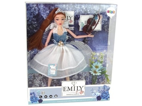 LEAN Toys Lalka Dla Dzieci Emily Skrzypce Kwiaty