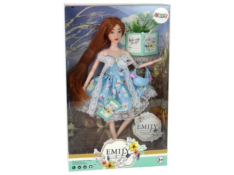 LEAN Toys Lalka Dla Dzieci Emily Wiosenna Rude Włosy Kwiaty