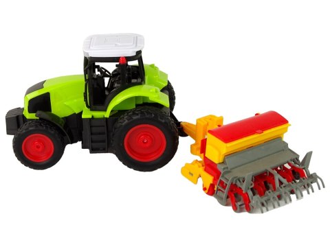 LEAN Toys Pojazd Rolniczy Traktor Z Prasą R/C 1:16 Zielony