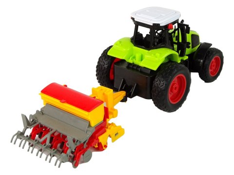 LEAN Toys Pojazd Rolniczy Traktor Z Prasą R/C 1:16 Zielony