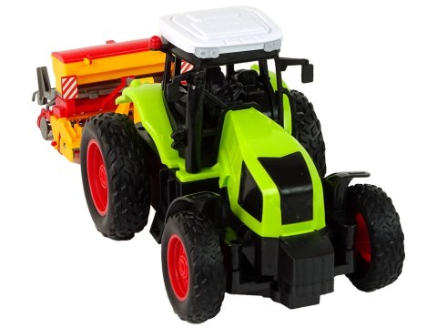 LEAN Toys Pojazd Rolniczy Traktor Z Prasą R/C 1:16 Zielony